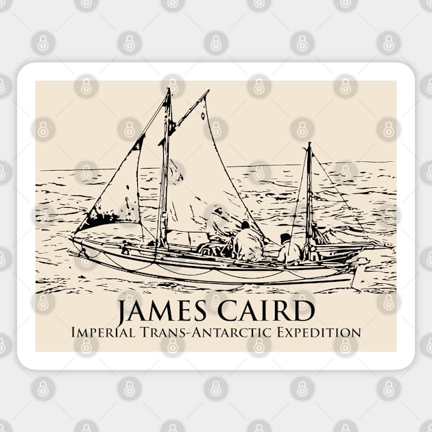 James Caird -  Imperial Trans-Antartic Expedition Sticker by Lakeric